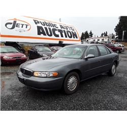 D4---2004 BUICK CENTURY SEDAN, GREY, 189, 849 KMS