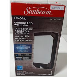SUNBEAM KENORA OUTDOOR LED WALL LIGHT