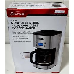 SUBEAM 12 CUP STAINLESS STEEL PROGRAMMABLE COFFEEMAKER