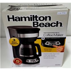 HAMILTON BEACH PROGRAMMABLE COFFEE MAKER