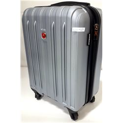 SILVER SWISS GEAR SUITCASE