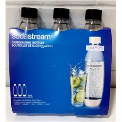 SET OF 3 SODASTREAM CARBONATING BOTTLES