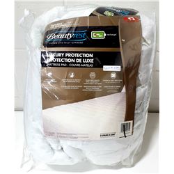 BEAUTYREST DOUBLE SIZE LUXURY PROTECTION MATTRESS PAD