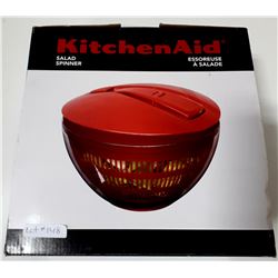 RED KITCHEN AID SALAD SPINNER