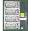 Image 1 : 4 1967 CENTENNIAL $1 DOLLAR BILLS