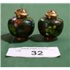 Image 1 : CLOISONNE SALT & PEPPER SHAKER SET