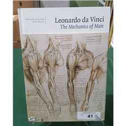 LEONARDO DA VINCI "THE MECHANICS OF MAN" HARDCOVER BOOK