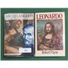 Image 1 : 2 HARDCOVER MICHELANGELO & LEONARDO BIOGRAPHY BOOKS