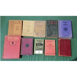 10 ANTIQUE & VINTAGE BOOKS