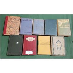 9 VINTAGE/ANTIQUE BOOKS