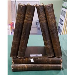 SET OF 6 "THE IMPERIAL BIBLE DICTIONARY" HARDCOVER BOOKS