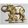Image 1 : VINTAGE BRASS ELEPHANT WALL PLAQUE