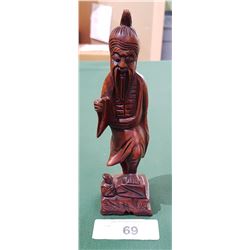 CARVED WOOD ASIAN FIGURE