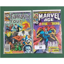 MARVEL AGE #75 JUNE 50 CENT COMIC & FANTASTIC FOUR #349 FEB