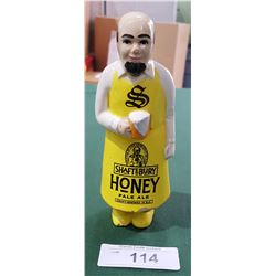 CERAMIC SHAFTEBURY HONEY PALE ALE BEER TAP HANDLE