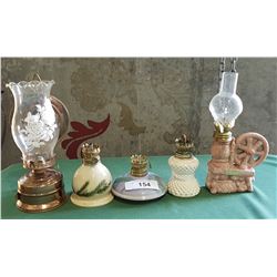 5 OIL LAMPS