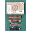 Image 1 : CIGAR BOX W/4 VINTAGE POCKET KNIVES