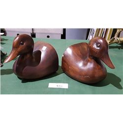 CERAMIC DUCK BOOK ENDS