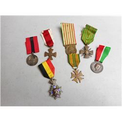ASSORTED EUROPEAN WAR MEDALS