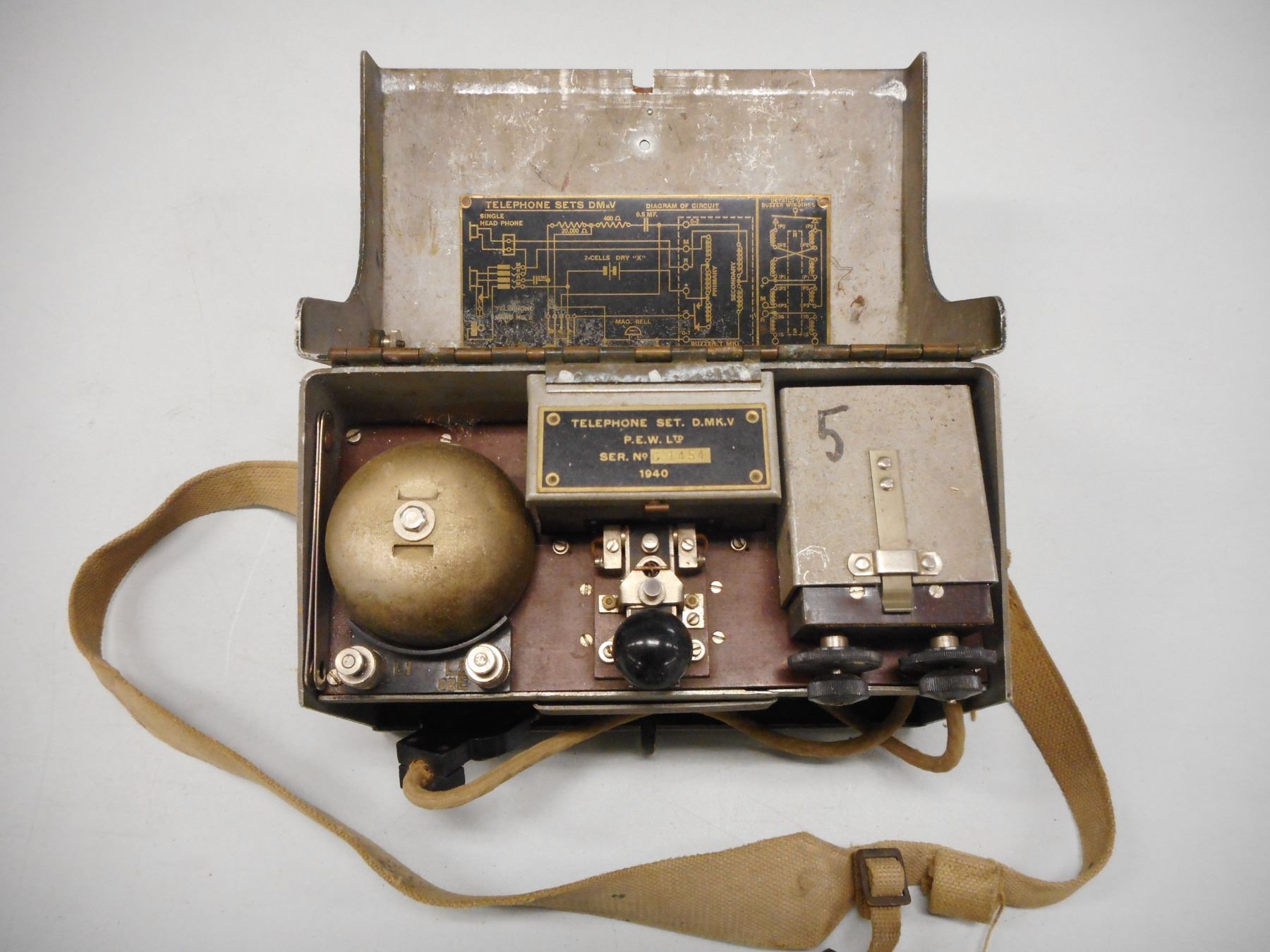 Wwii Telelphone Set D Mk V