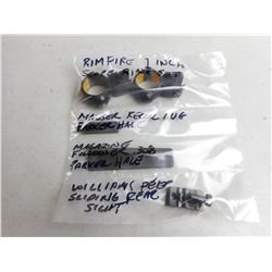 ASSORTED GUN & SCOPE PARTS