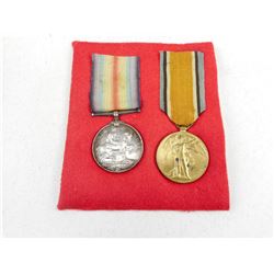 WWI PTE W.E. SIMPSON MEDALS