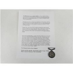 MERITORIOUS SERVICE MEDAL