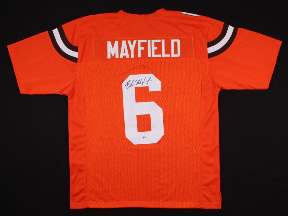 baker mayfield signed jersey