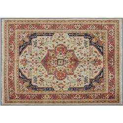 Agra Serapi Carpet, 7' 10 x 10' 3.