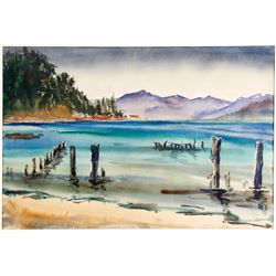 Watercolor by Mildred Lane (Signed)