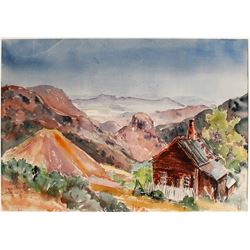 Watercolor by Mildred Lane (Signed)