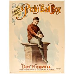 Lithograph of Peck's Bad Boy/Dot Karroll