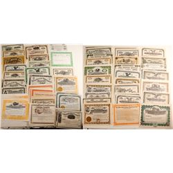 Large Colorado Mostly Mining Stock Collection