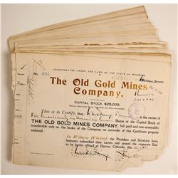 Old Gold Mines Stocks