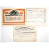 Image 1 : 2 Different New York Stock Certificates and 1 from Michigan