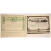 Image 1 : Cedar Falls and Minnesota Railroad Company Stock Certificates, 2 Varieties
