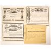 Image 1 : Four Different US Stock Certificates out of:  PA, OH, NY and IA
