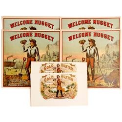 Gold Hunter / Welcome Nugget Labels