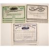 Image 1 : Indiana Rail Road Company Stock Certificates, Three Different