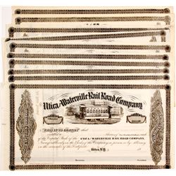 Utira and Waterville Railroad Company Stocks