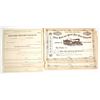 Image 1 : Wisconsin Western Railroad & State Line and Union Railroad Company (of Wisconsin) Stock Certificates