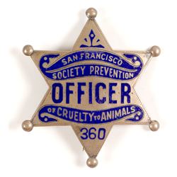 SPCA Badge, San Francisco, CA