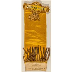 1909 Mining Congress Delegate's Badge