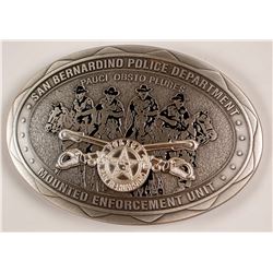 San Bernardino Police Dept. Belt Buckle