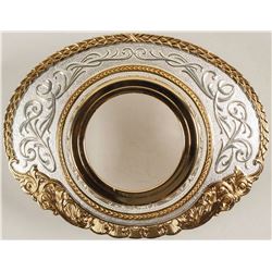 Large Sterling Silver Belt Buckle - blank