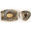 Image 2 : Sterling Silver Belt Buckle and Bolo Set - DOI 50th Anniversary