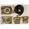 Image 2 : Sterling Silver Belt Buckle and Bolo Set - Indiana University