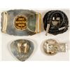 Image 2 : Sterling Silver Belt Buckle and Bolo Set - various designs