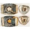 Image 2 : Sterling Silver Belt Buckles and Bolos Set - Hard Rock Miner and other designs