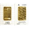 Image 1 : Low Serial Number One-Ounce Johnson-Matthey Gold Bar